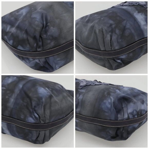 PRADA Shoulder Bag Nylon Blue Silver Auth - Picture 16 of 16